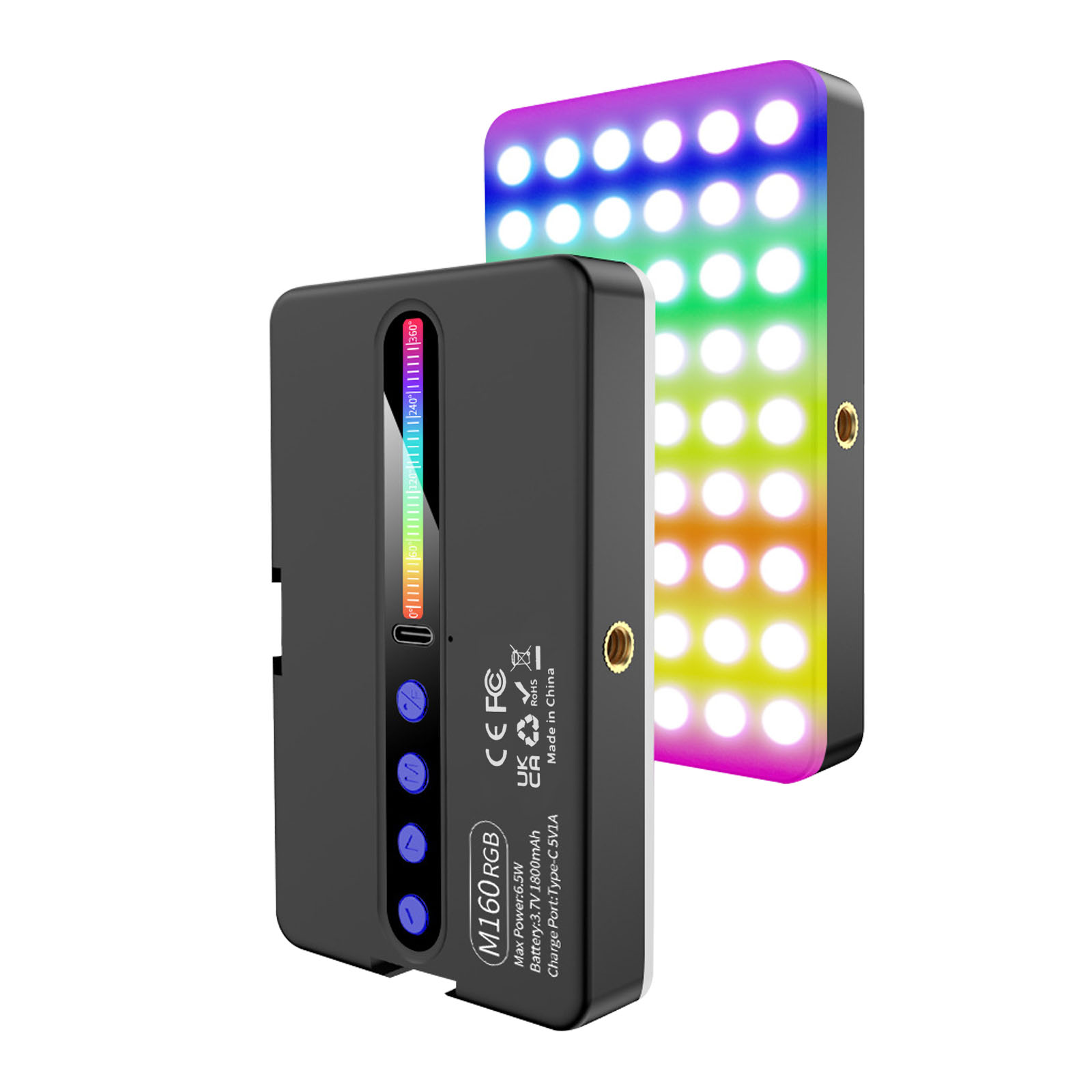 Photography Types Of Lighting - Lampa wideo LED RGB 6,5W 2700K-6500K,