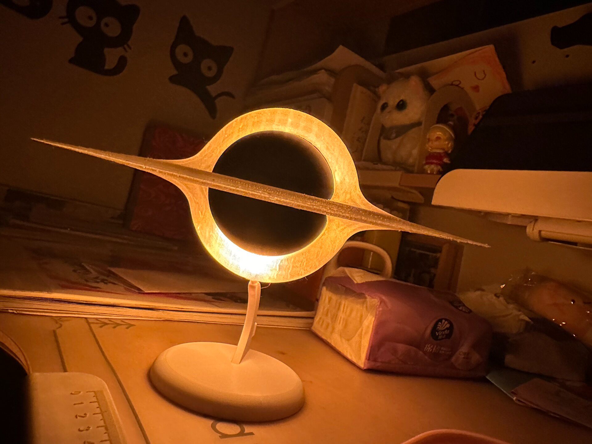 Led Ring Light 18 - Drukowana w technologii 3D świecąca lampka