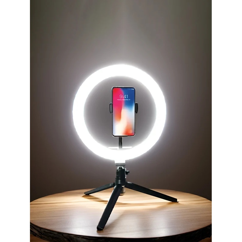 Torjim Rgb Photography Video Lighting - Desiontal 26cm Ring Light z Statywem,