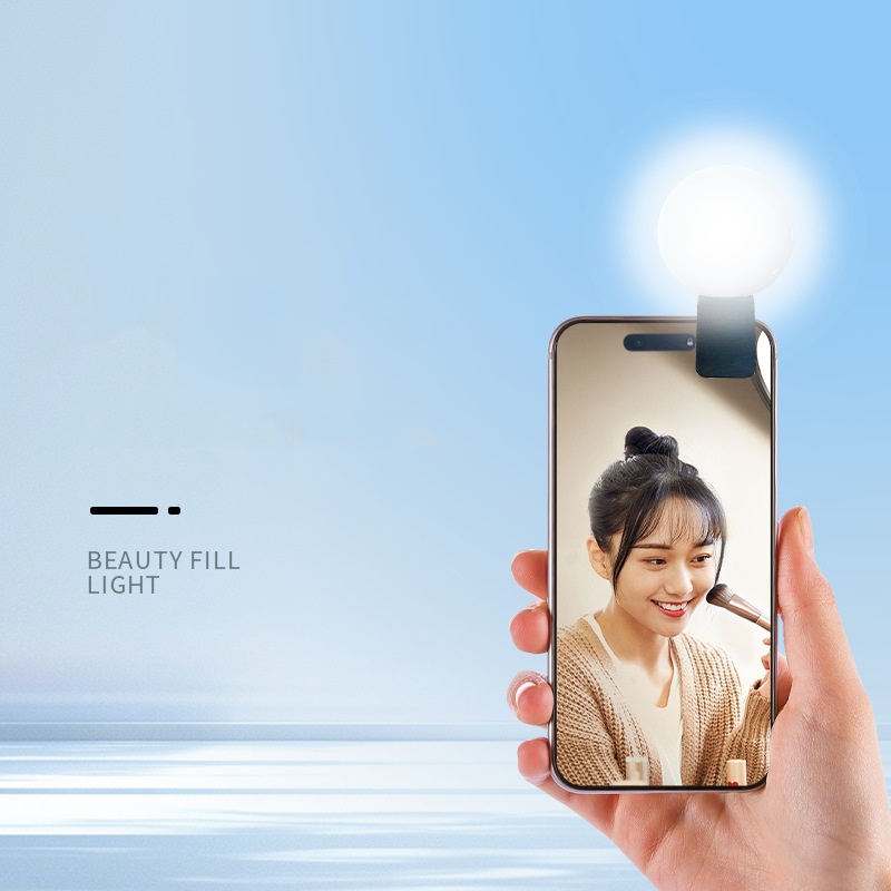 Mini Okrągła Lampa Selfie LED, – Photography Lighting Portable recenzja i cena