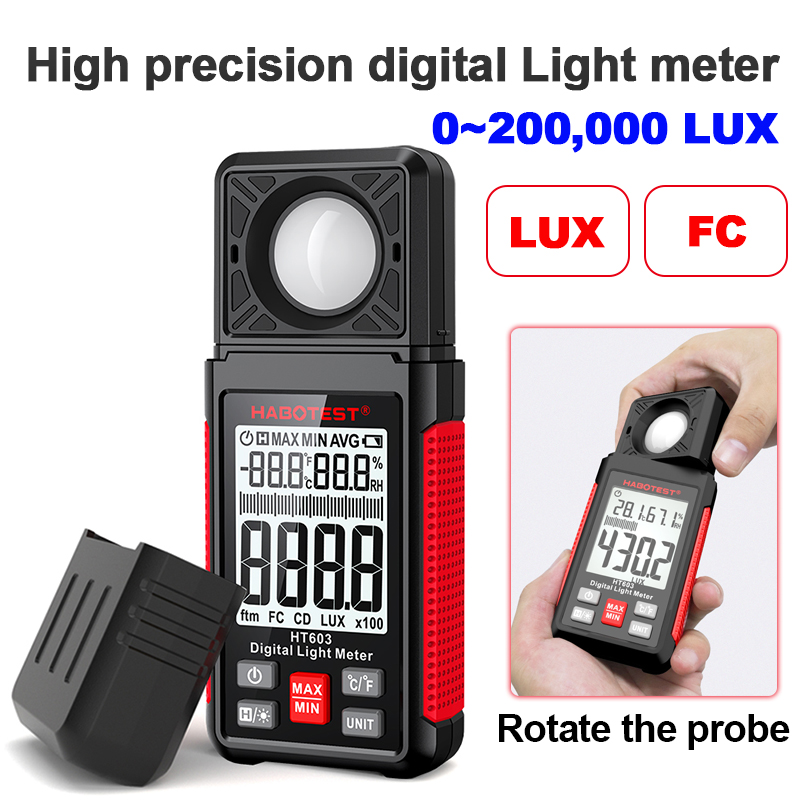 Cyfrowy luksomierz HT603 0~200 – Photography Lighting Portable recenzja i cena