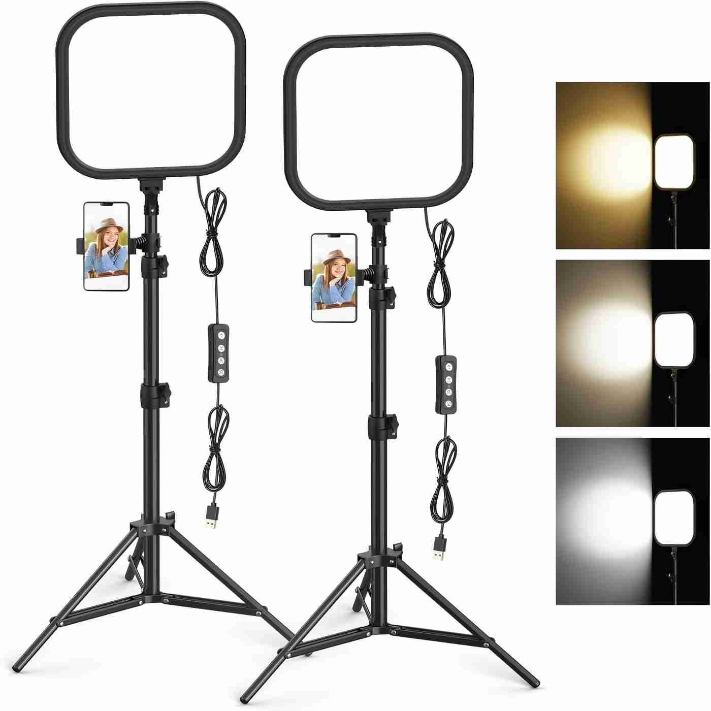 Zestaw 2 lamp LED do wideofilm – Altson Photography Video Lighting Kit recenzja i cena