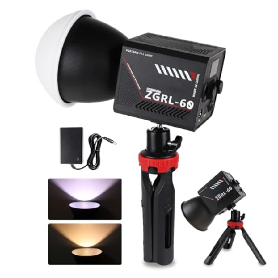 Przenośna lampa wideo LED COB  – Photography Lighting Portable recenzja i cena