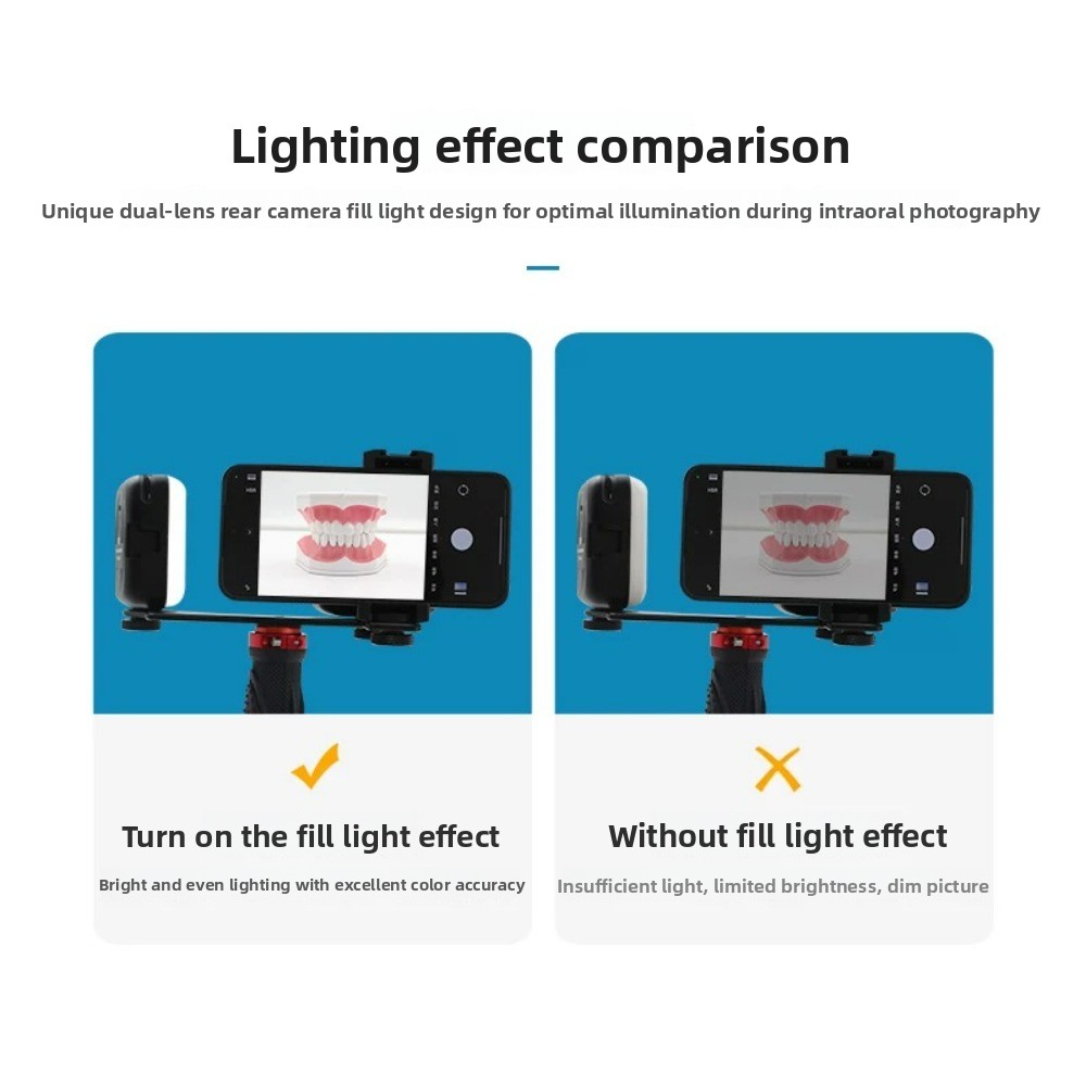 Lampa do fotografii stomatolog – Photography Lighting Portable recenzja i cena